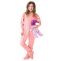 Infant & Toddler Polyester Micro Polar Fleece Footed Pajamas (Pink)